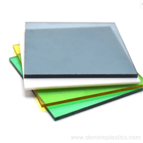 High gloss wear resistant plastic polycarbonate sheet